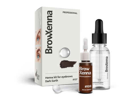Brow Henna Set with Hyaluronic Base (ALL COLORS)