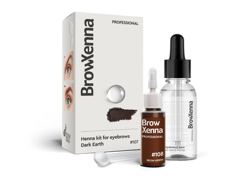 BrowXenna Set #108 Wood Wine