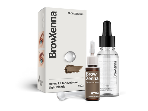 BrowXenna Set #202 Light Blonde