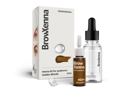 Brow Henna Set with Hyaluronic Base (ALL COLORS)