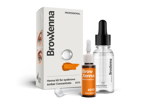 BrowXenna Set #210 Amber Concentrate